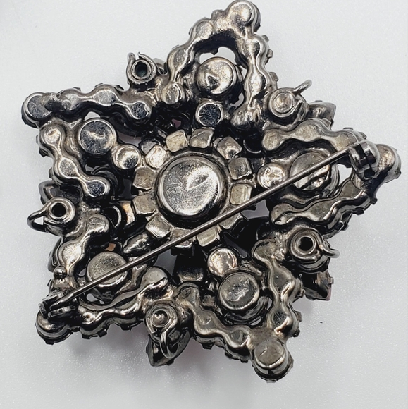 Juliana Delizza & Elster PINK D&E RARE brooch and earrings set pendant vintage - Picture 5 of 10